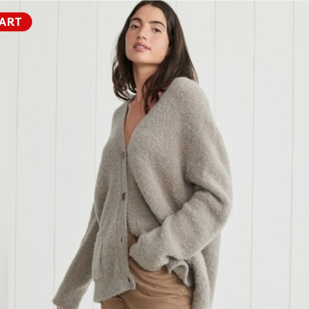 Jenni Kayne Gray Cardigan Sweater